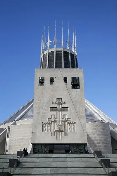 The Metropolitan Cathedral of Christ The King, Liverpool, Merseyside, England
