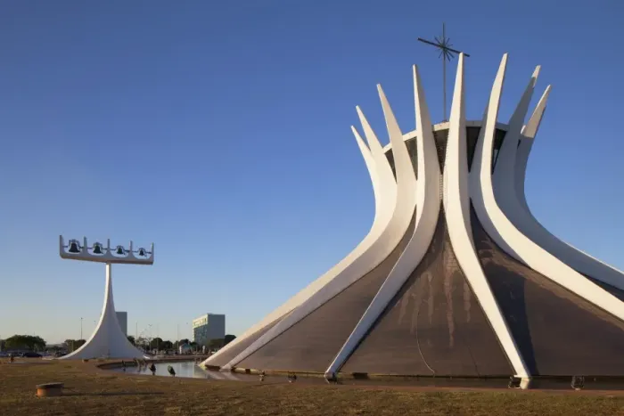 Framed Print : Metropolitan Cathedral, UNESCO World Heritage Site, Brasilia, Federal District, Brazil, South America Framed Print : Metropolitan Cathedral, UNESCO World Heritage Site, Brasilia, Federal District, Brazil, South America