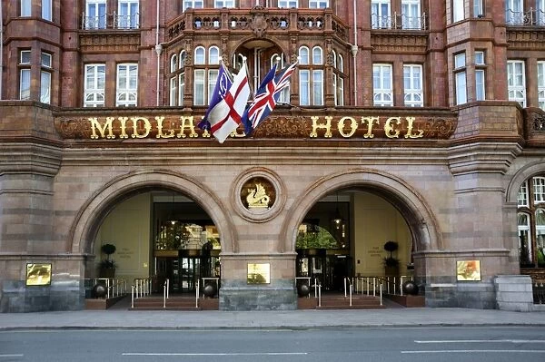 Midland Hotel entrance, Manchester, England, United Kingdom, Europe