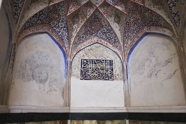 The mihrab in the Friday Mosque or Masjet-eJam, built in the year 1200 by the Ghorid Sultan Ghiyasyddin on the site of an earlier 10th century mosque, Herat, Herat Province