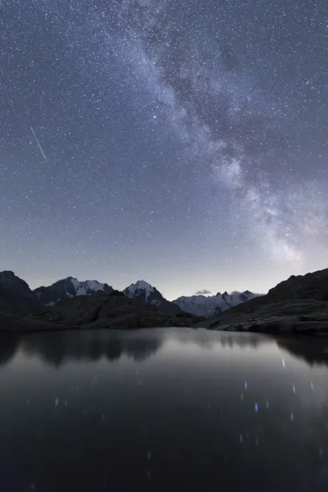 Framed Print : Milky Way on Piz Bernina, Fuorcla Surlej, Corvatsch, Engadine, Canton of Graubunden Framed Print : Milky Way on Piz Bernina, Fuorcla Surlej, Corvatsch, Engadine, Canton of Graubunden