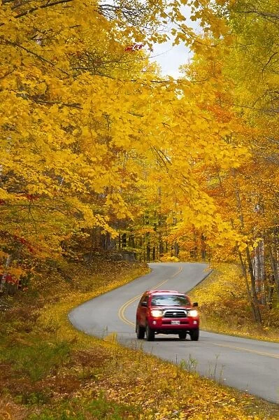 Millinocket to Baxter State Park Road, Maine, New England, United States of America, North America