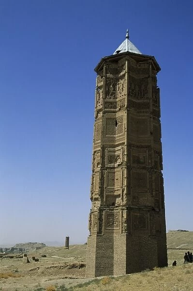 The minaret of Bahram Shah, one of two minarets built by Sultan Mas ud III