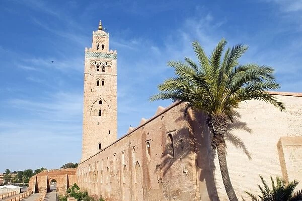 Minaret of the Koutoubia Mosque, UNESCO World Heritage Site, Marrakech