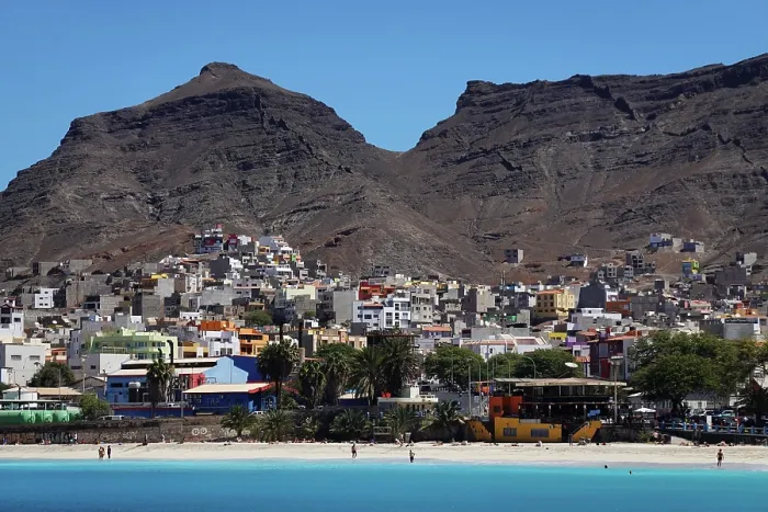 Framed Print : Mindelo Bay, Saint Vincent, Cape Verde Framed Print : Mindelo Bay, Saint Vincent, Cape Verde