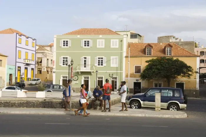 Framed Print : Mindelo, Sao Vicente, Cape Verde Islands, Africa Framed Print : Mindelo, Sao Vicente, Cape Verde Islands, Africa