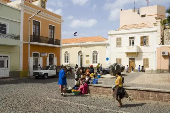 Framed Print : Mindelo, Sao Vicente, Cape Verde Islands, Africa Framed Print : Mindelo, Sao Vicente, Cape Verde Islands, Africa