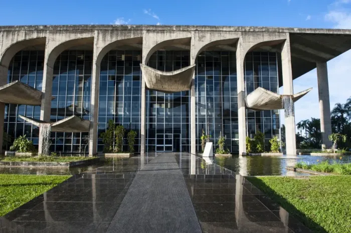 Framed Print : Ministry of Justice, Brasilia, UNESCO World Heritage Site, Brazil, South America Framed Print : Ministry of Justice, Brasilia, UNESCO World Heritage Site, Brazil, South America