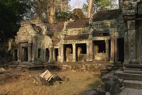 Minor temples within the complex of Khmer monuments at Angkor Wat, UNESCO World Heritage Site
