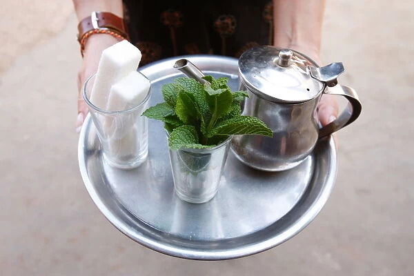 Mint tea, Agadir, Morocco, North Africa, Africa