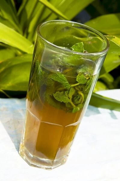 Mint tea, Tangier, Morocco, North Africa, Africa