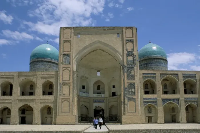 Framed Print : Mir-i-Arab madrasah facade Framed Print : Mir-i-Arab madrasah facade