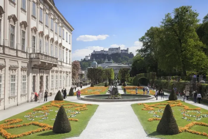 Framed Print : Mirabell Garden and Hohensalzberg Fortress, UNESCO World Heritage Site, Salzburg, Salzburger Land, Austria, Europe Framed Print : Mirabell Garden and Hohensalzberg Fortress, UNESCO World Heritage Site, Salzburg, Salzburger Land, Austria, Europe