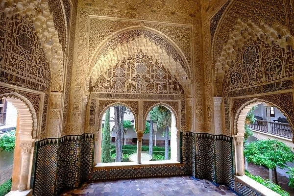 Mirador de Daraxa o Lindaraja, Palacio de los Leones, The Alhambra, UNESCO World Heritage Site
