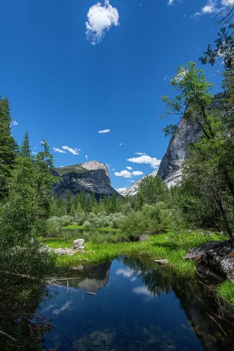 Framed Print : Mirror Lake in the Tenaya Canyon, Yosemite National Park, UNESCO World Heritage Site, California, United States of America, North America Framed Print : Mirror Lake in the Tenaya Canyon, Yosemite National Park, UNESCO World Heritage Site, California, United States of America, North America