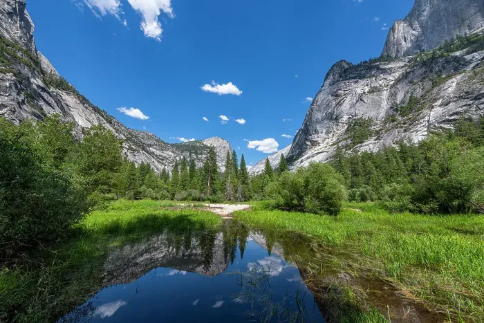 Framed Print : Mirror Lake in the Tenaya Canyon, Yosemite National Park, UNESCO World Heritage Site, California, United States of America, North America Framed Print : Mirror Lake in the Tenaya Canyon, Yosemite National Park, UNESCO World Heritage Site, California, United States of America, North America