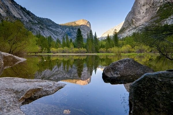 Mirror Lake, Yosemite National Park, UNESCO World Heritage Site, California