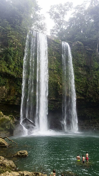 Misol Ha waterfall, Chiapas, Mexico, North America