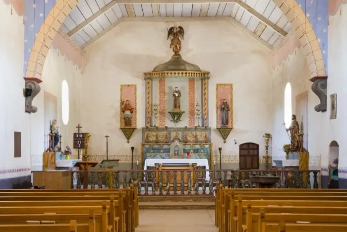 Framed Print : Mission San Antonio, Monterey County, California, United States of America, North America Framed Print : Mission San Antonio, Monterey County, California, United States of America, North America