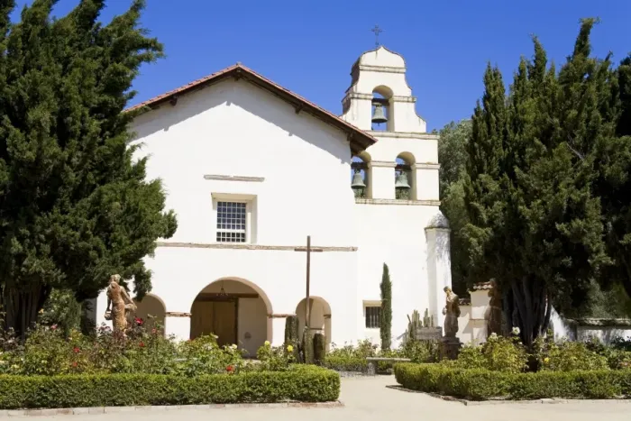 Framed Print : Mission San Juan Bautista, California, United States of America, North America Framed Print : Mission San Juan Bautista, California, United States of America, North America