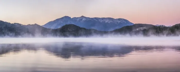 Framed Print : Misty sunrise at Nahuel Huapi Lake (Lago Nahuel Huapi), Villa la Angostura, Neuquen Framed Print : Misty sunrise at Nahuel Huapi Lake (Lago Nahuel Huapi), Villa la Angostura, Neuquen