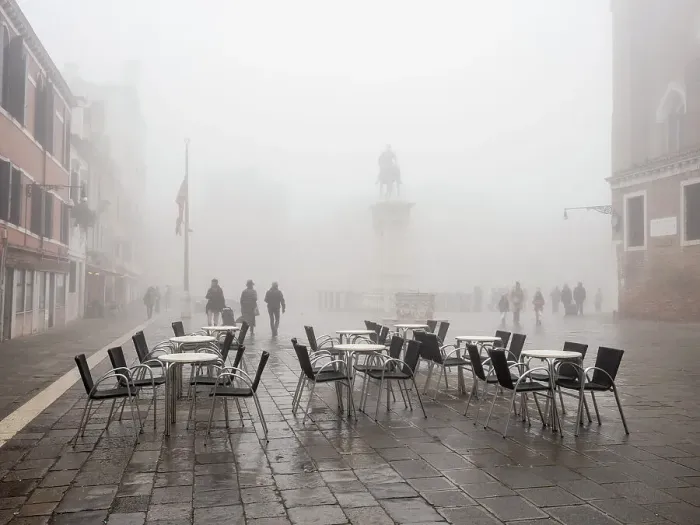 Framed Print : A misty winter morning, Piazza dei Santi Giovanni e Paolo, Castello, Venice, UNESCO World Heritage Site, Veneto, Italy, Europe Framed Print : A misty winter morning, Piazza dei Santi Giovanni e Paolo, Castello, Venice, UNESCO World Heritage Site, Veneto, Italy, Europe