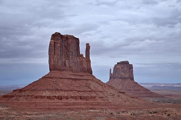 The Mittens, Monument Valley Navajo Tribal Park, Arizona, United States of America, North America