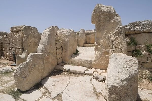 Mnajdra, a Megalithic temple constructed at the end of the third millennium BC