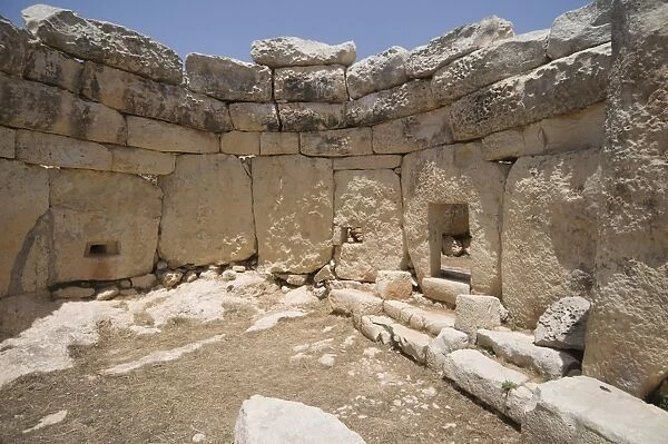 Mnajdra, a Megalithic temple constructed at the end of the third millennium BC