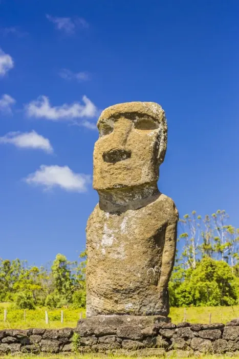 Framed Print : Detail of a moai at Ahu Akivi, the first restored altar on Easter Island (Isla de Pascua) (Rapa Nui), UNESCO World Heritage Site, Chile, South America Framed Print : Detail of a moai at Ahu Akivi, the first restored altar on Easter Island (Isla de Pascua) (Rapa Nui), UNESCO World Heritage Site, Chile, South America