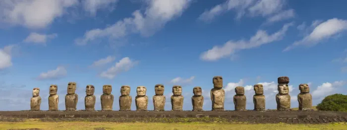 Framed Print : Moai heads of Easter Island, Rapa Nui National Park, UNESCO World Heritage Site Framed Print : Moai heads of Easter Island, Rapa Nui National Park, UNESCO World Heritage Site
