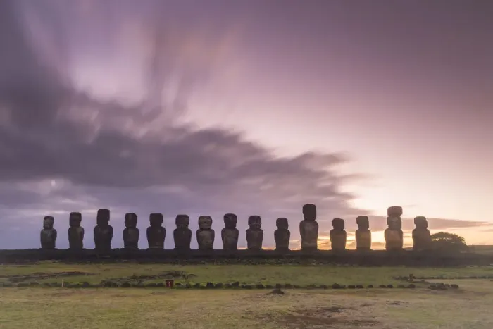 Framed Print : Moai heads of Easter Island, Rapa Nui National Park, UNESCO World Heritage Site Framed Print : Moai heads of Easter Island, Rapa Nui National Park, UNESCO World Heritage Site