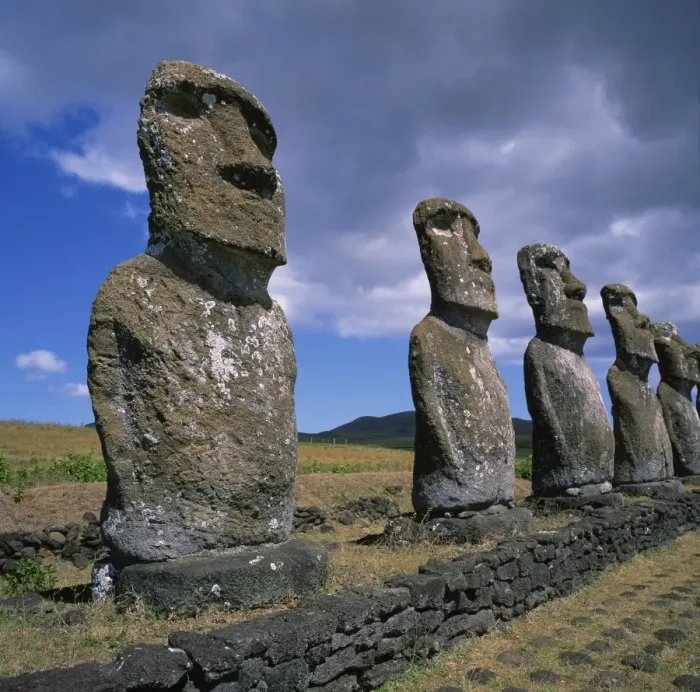 Framed Print : Moai statues, Ahu Akivi, Easter Island (Rapa Nui), UNESCO World Heritage Site Framed Print : Moai statues, Ahu Akivi, Easter Island (Rapa Nui), UNESCO World Heritage Site