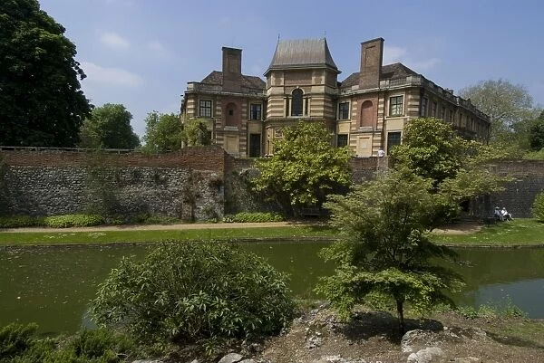 Moat and grounds of Eltham Palace, Eltham, London, England, United Kingdom, Europe