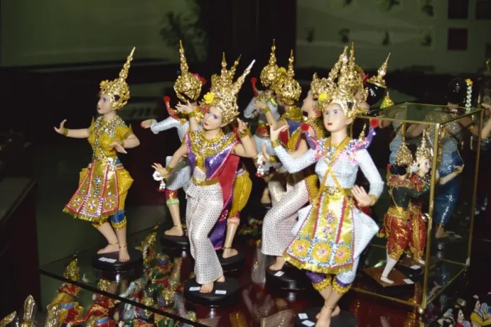 Framed Print : Models of Thai dancers for sale Framed Print : Models of Thai dancers for sale