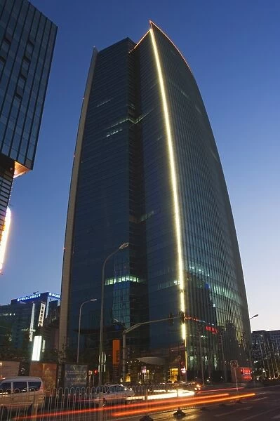 Modern architecture in Zhongcuan Plaza electronic town, Haidian district