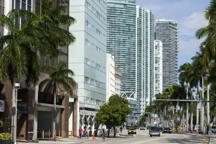 Framed Print : Modern buildings along Biscayne Boulevard, Downtown Miami, Miami, Florida, United States of America Framed Print : Modern buildings along Biscayne Boulevard, Downtown Miami, Miami, Florida, United States of America