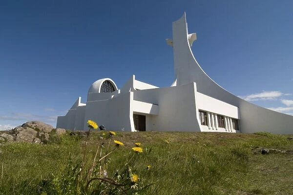 Very modern church, Stykkisholmur, Iceland, Polar Regions