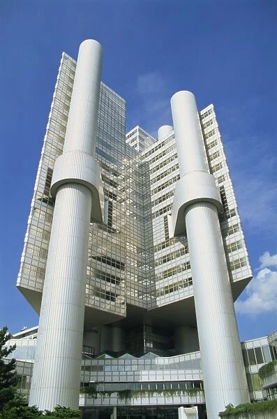 The modern Hypobank Building in Munich
