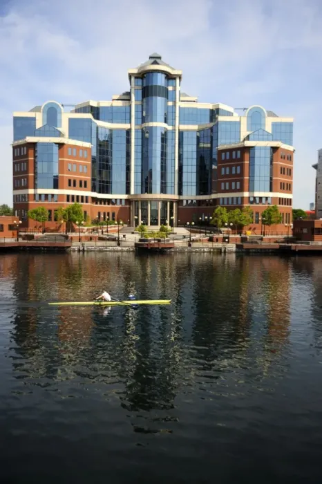 Framed Print : Modern office building, Erie Basin, Salford Quays, Greater Manchester, England Framed Print : Modern office building, Erie Basin, Salford Quays, Greater Manchester, England