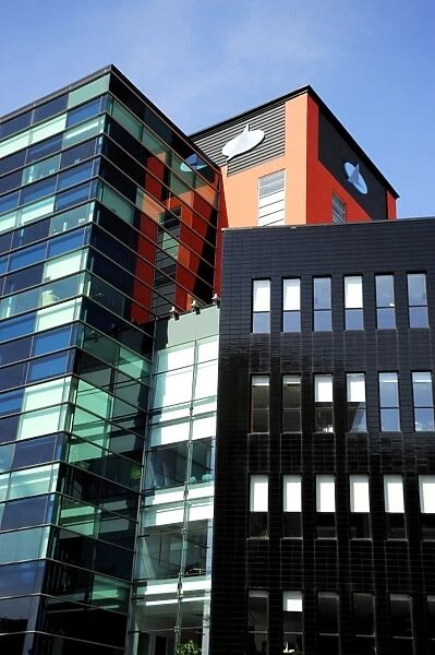 Modern office buildings, Salford Quays, Greater Manchester, England, United Kingdom