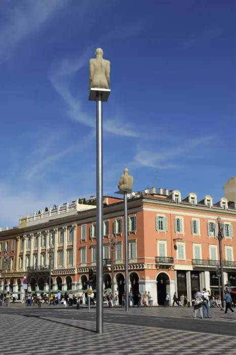 Framed Print : Modern sculptures in Place Massena, Nice, Alpes Maritimes, Provence, Cote d Azur Framed Print : Modern sculptures in Place Massena, Nice, Alpes Maritimes, Provence, Cote d Azur