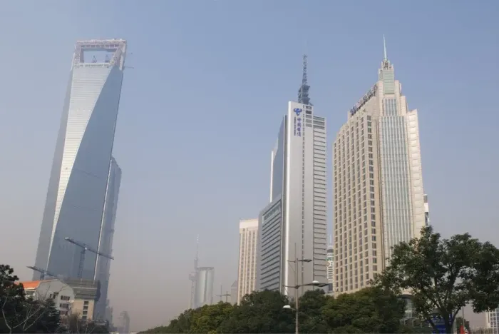 Framed Print : Modern skyscrapers and mainland Chinas highest building, the International Finance Center in Pudong New Area, Shanghai Framed Print : Modern skyscrapers and mainland Chinas highest building, the International Finance Center in Pudong New Area, Shanghai