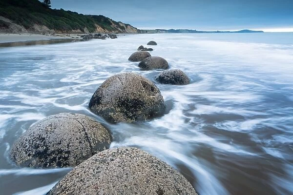 Moeraki boulders, Moeraki, Otago, South Island, New Zealand, Pacific