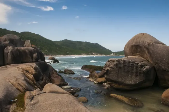 Framed Print : Mole beach in Ilha Catarina (Santa Catarina Island), Santa Catarina State, Brazil, South America Framed Print : Mole beach in Ilha Catarina (Santa Catarina Island), Santa Catarina State, Brazil, South America
