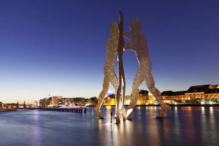 Framed Print : Molecule Man by Jonathan Borofsky, Spree River, Oberbaum Brdige, TV Tower, Treptow Framed Print : Molecule Man by Jonathan Borofsky, Spree River, Oberbaum Brdige, TV Tower, Treptow