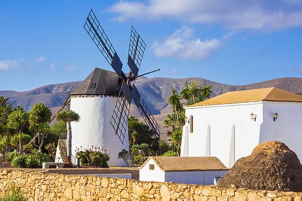 Molino de Antigua, traditional windmill, Antigua, Fuerteventura, Canary Islands, Spain