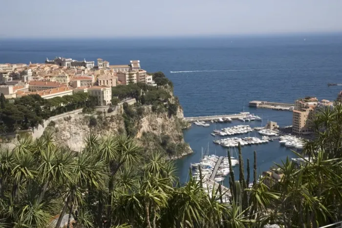 Framed Print : Monaco-Ville and the port of Fontvieille, Monaco, Cote d Azur, Mediterranean, Europe Framed Print : Monaco-Ville and the port of Fontvieille, Monaco, Cote d Azur, Mediterranean, Europe