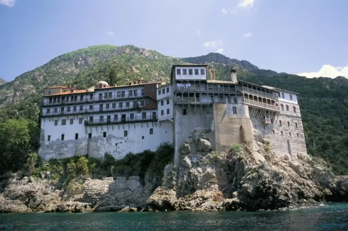 Framed Print : Monastery, Athos Framed Print : Monastery, Athos