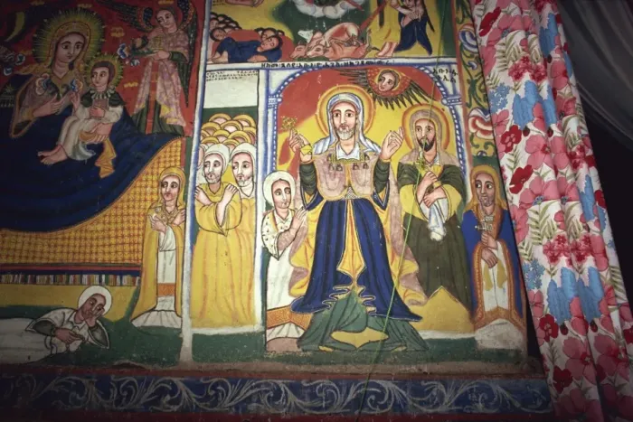 Framed Print : Monastery paintings, Zeghe, Lake Tana, Ethiopia, Africa Framed Print : Monastery paintings, Zeghe, Lake Tana, Ethiopia, Africa